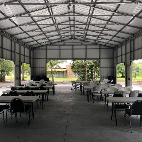 Rent the Amelia Shotgun Sports pole barn for your next event